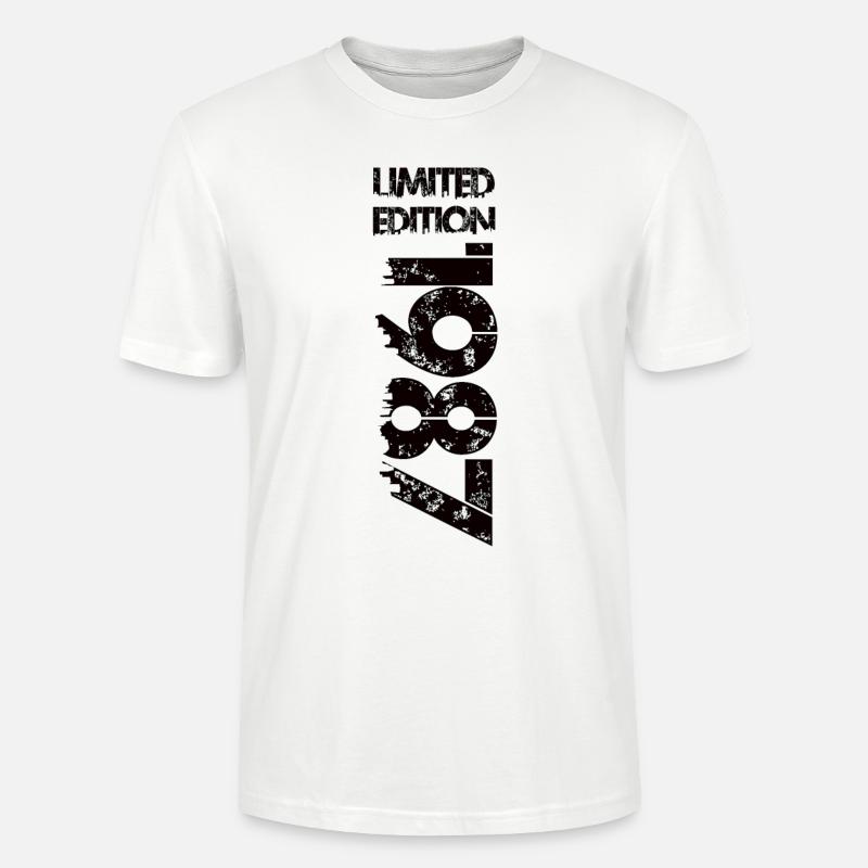 Édition limitée 1987 - T-shirt bio CRAFTER Stanley Stella Unisexe - blanc