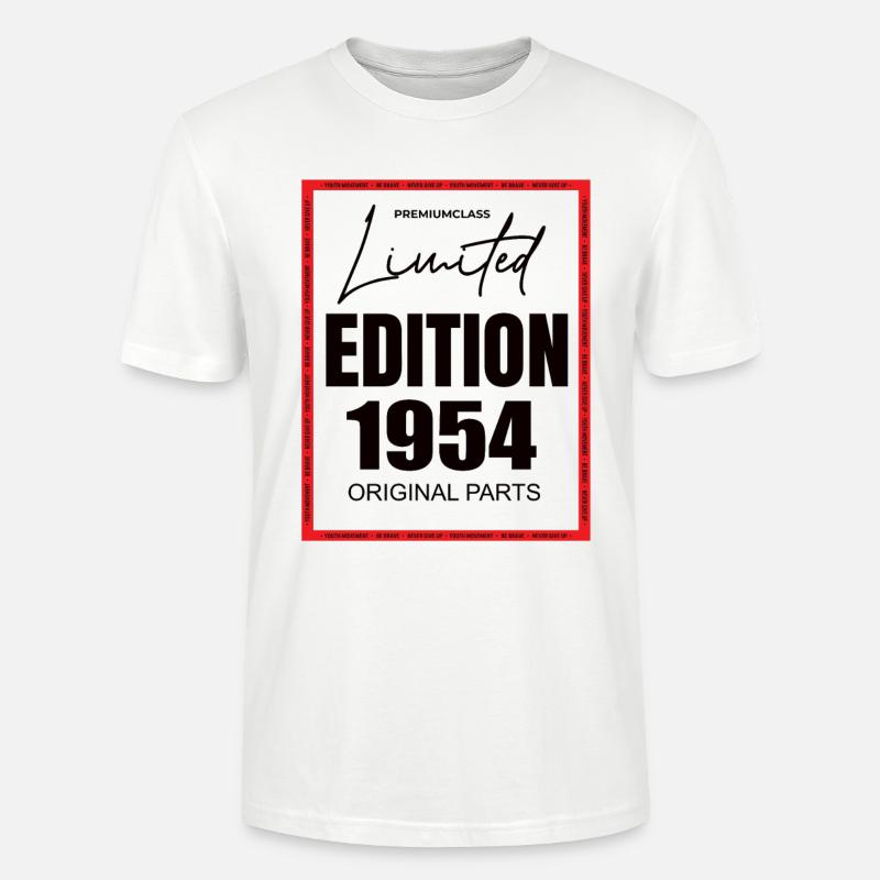 Édition limitée 1954 - T-shirt bio CRAFTER Stanley Stella Unisexe - blanc
