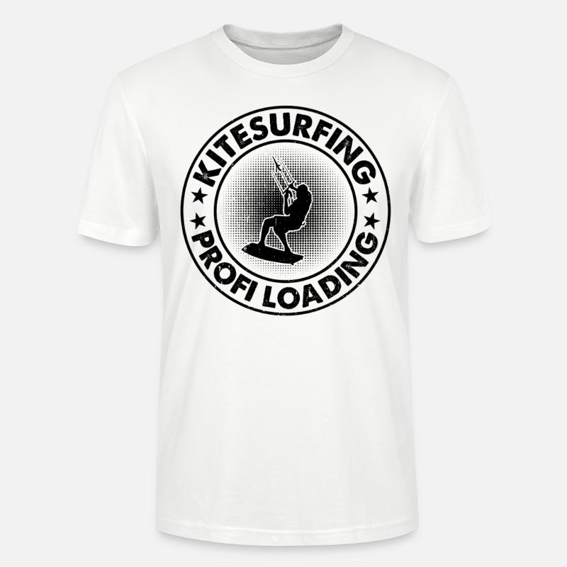 Kitesurfing profi loading - Kiteboarding - Stanley/Stella Unisex Bio-T-Shirt CRAFTER - Weiß