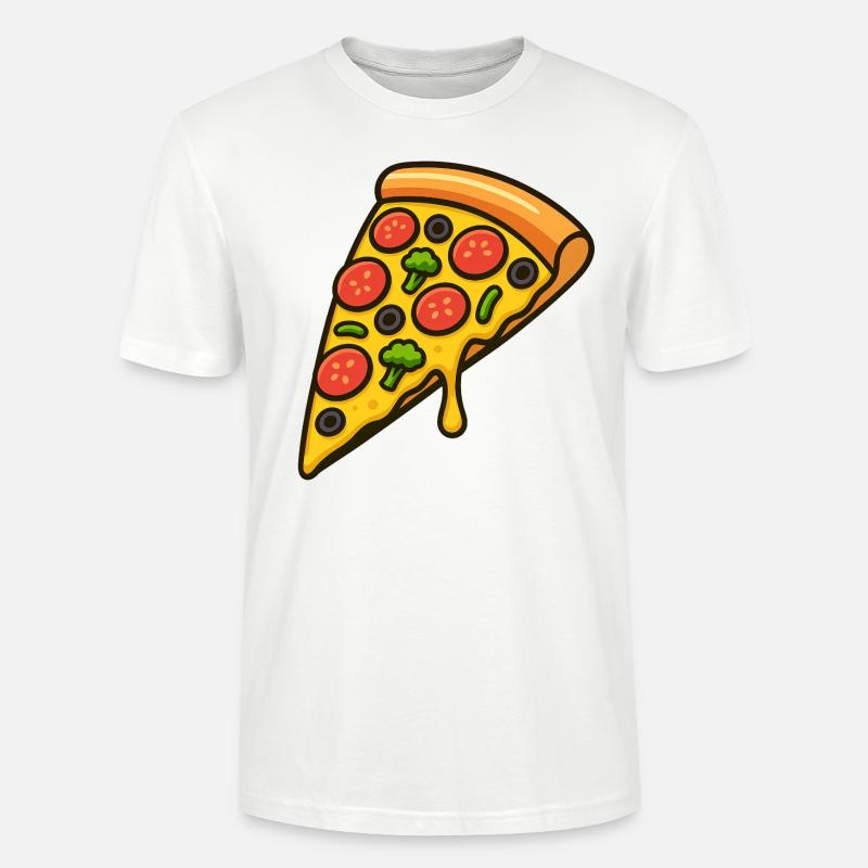 Pizza - Stanley/Stella Unisex Bio-T-Shirt CRAFTER - Weiß
