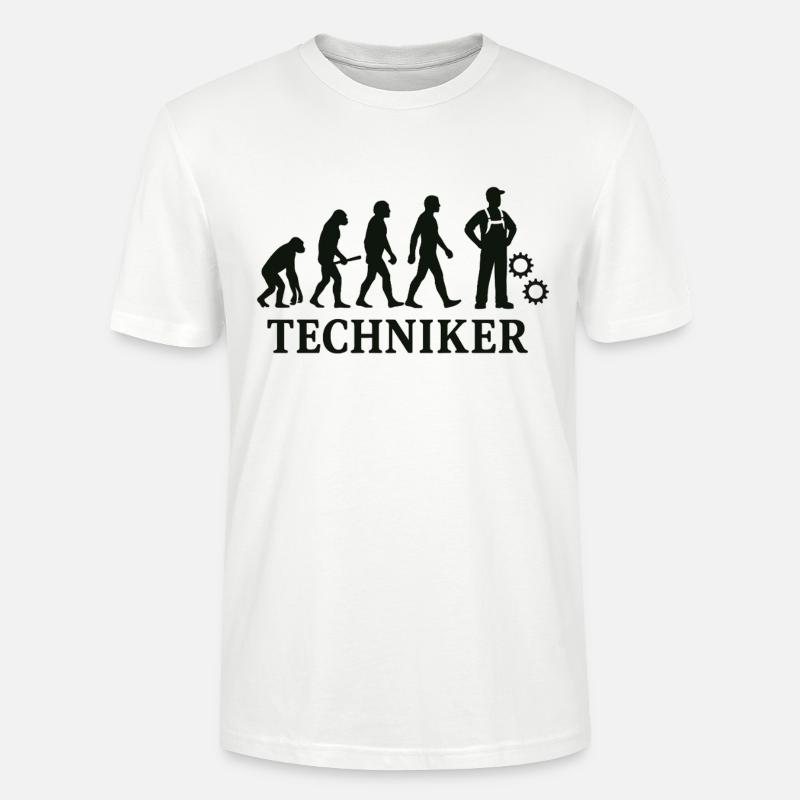 Techniker Entwicklung als Symbolbild - Stanley/Stella Unisex Bio-T-Shirt CRAFTER - Weiß