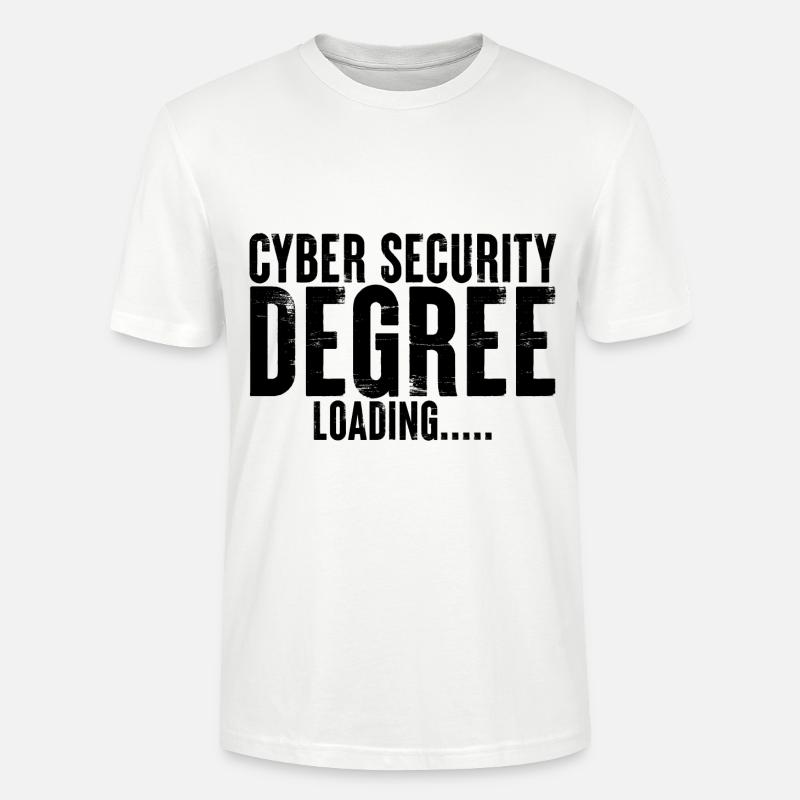 Cyber Security Degree Loading - Stanley/Stella Unisex Bio-T-Shirt CRAFTER - Weiß