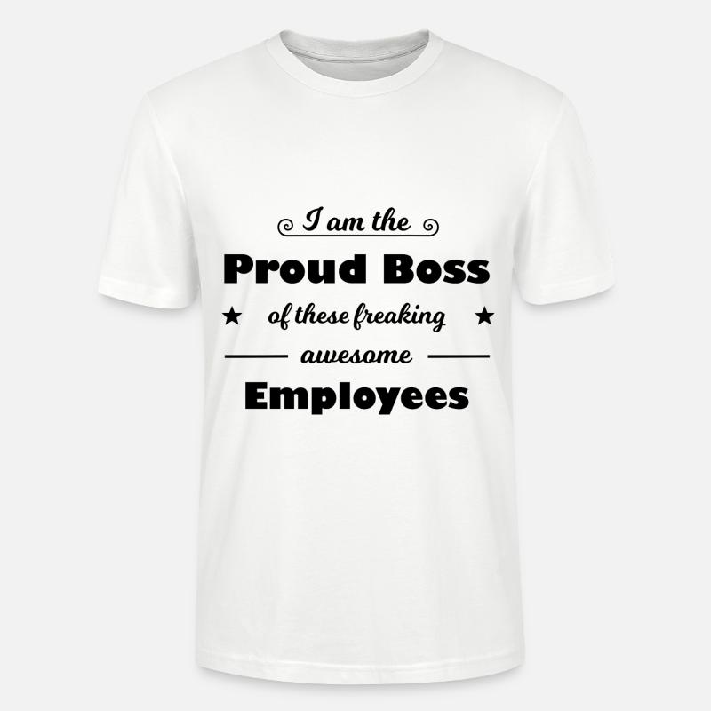 Der beste Chef - Stanley/Stella Unisex Bio-T-Shirt CRAFTER - Weiß