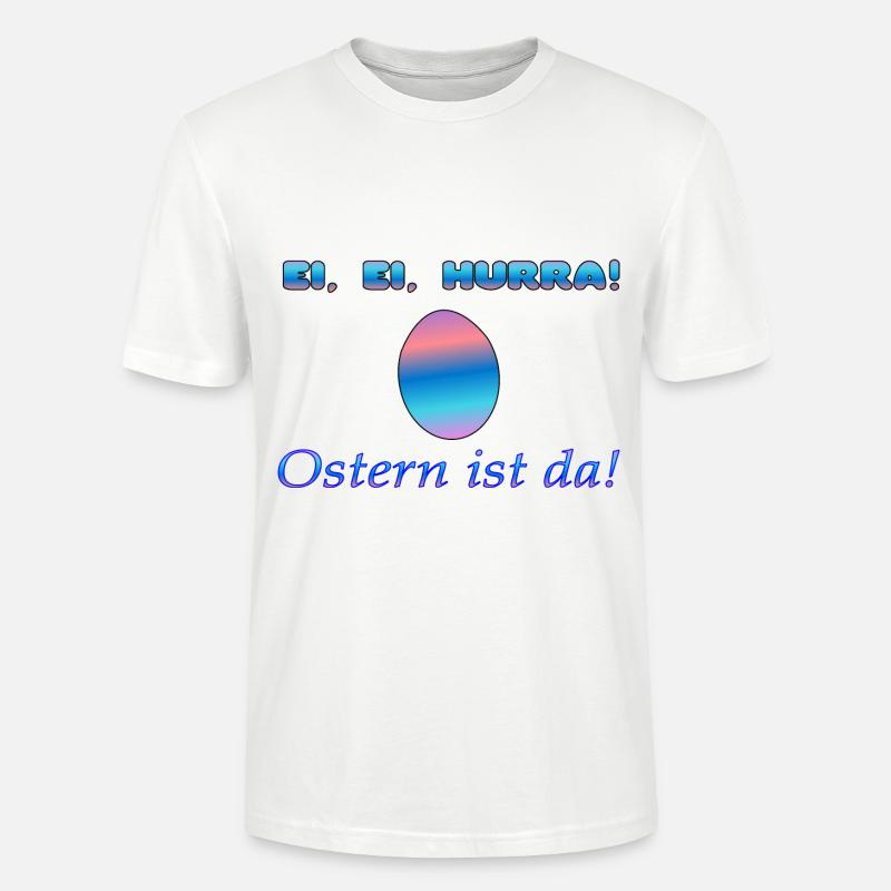 Osterei - Stanley/Stella Unisex Bio-T-Shirt CRAFTER - Weiß
