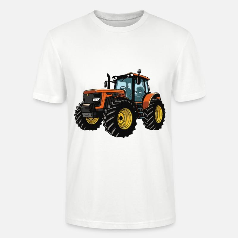 Traktor Farmer - Stanley/Stella Unisex Bio-T-Shirt CRAFTER - Weiß