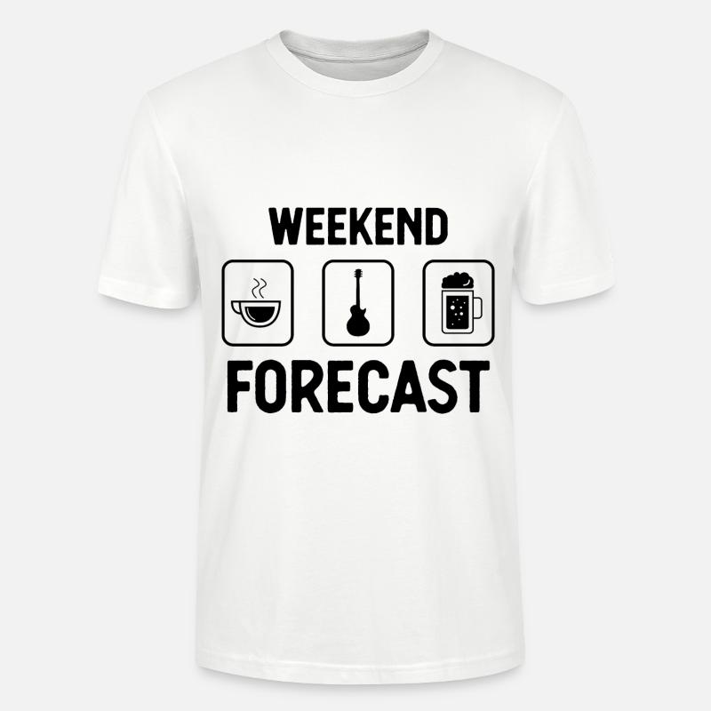 Prévisions du week-end - (2) - T-shirt bio CRAFTER Stanley Stella Unisexe - blanc