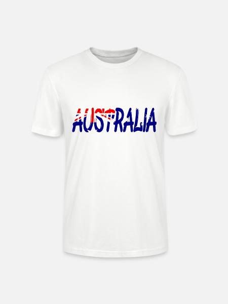 Australien, Australia, Down Under, Aussie - Stanley/Stella Unisex Bio-T-Shirt CRAFTER - Weiß
