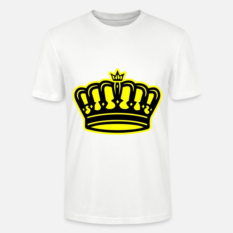 Krone Symbol King - Stanley/Stella Unisex Bio-T-Shirt CRAFTER - Weiß