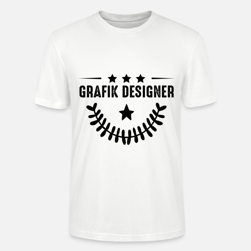 Grafik Designer Beruf - Stanley/Stella Unisex Bio-T-Shirt CRAFTER - Weiß