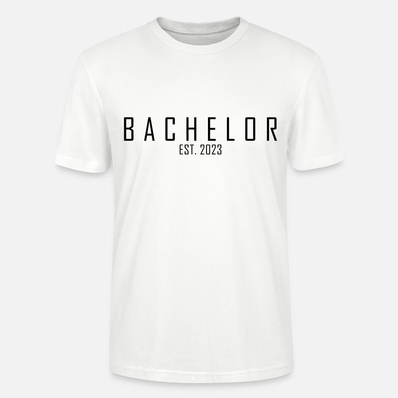 Bachelor EST. 2023 - Stanley/Stella Unisex Bio-T-Shirt CRAFTER - Weiß