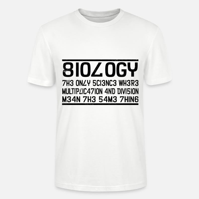 Biologie - Stanley/Stella Unisex Bio-T-Shirt CRAFTER - Weiß