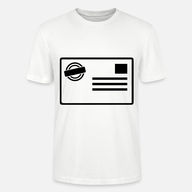 Postkarte - Stanley/Stella Unisex Bio-T-Shirt CRAFTER - Weiß