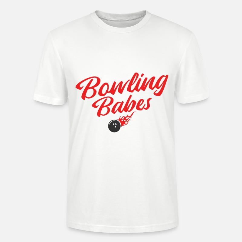 Bowling - Stanley/Stella Unisex Bio-T-Shirt CRAFTER - Weiß
