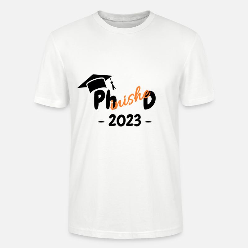 Abschluss Doktor Phinished 2023 - Stanley/Stella Unisex Bio-T-Shirt CRAFTER - Weiß