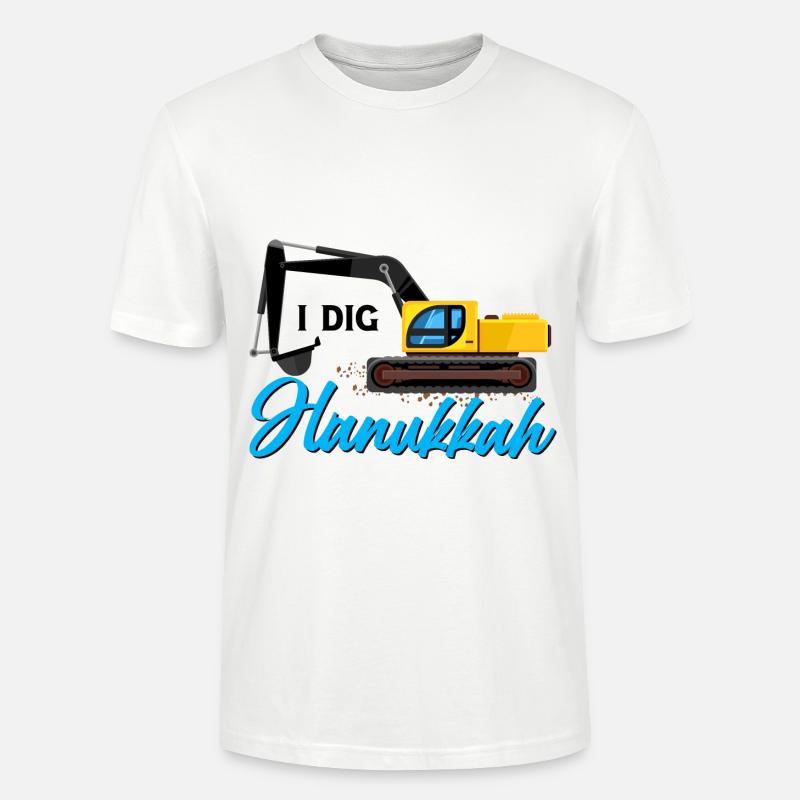 Hanoukka Hanoukka Hanoukka - T-shirt bio CRAFTER Stanley Stella Unisexe - blanc