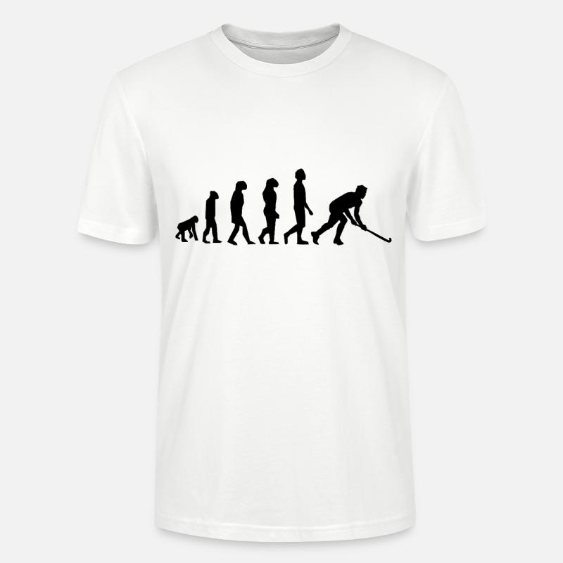 Evolution Hockey / Feldhockeyspieler - Stanley/Stella Unisex Bio-T-Shirt CRAFTER - Weiß