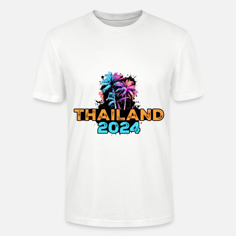 Thailand 2024 Reise - Stanley/Stella Unisex Bio-T-Shirt CRAFTER - Weiß
