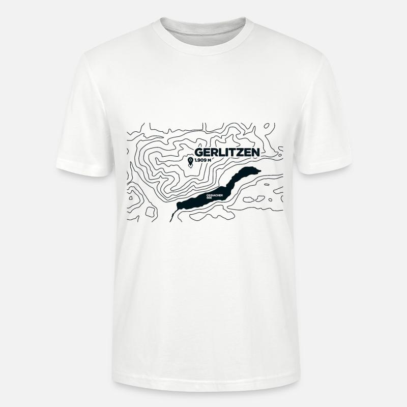 Topo Gerlitzen Paragliding - Stanley/Stella Unisex Bio-T-Shirt CRAFTER - Weiß