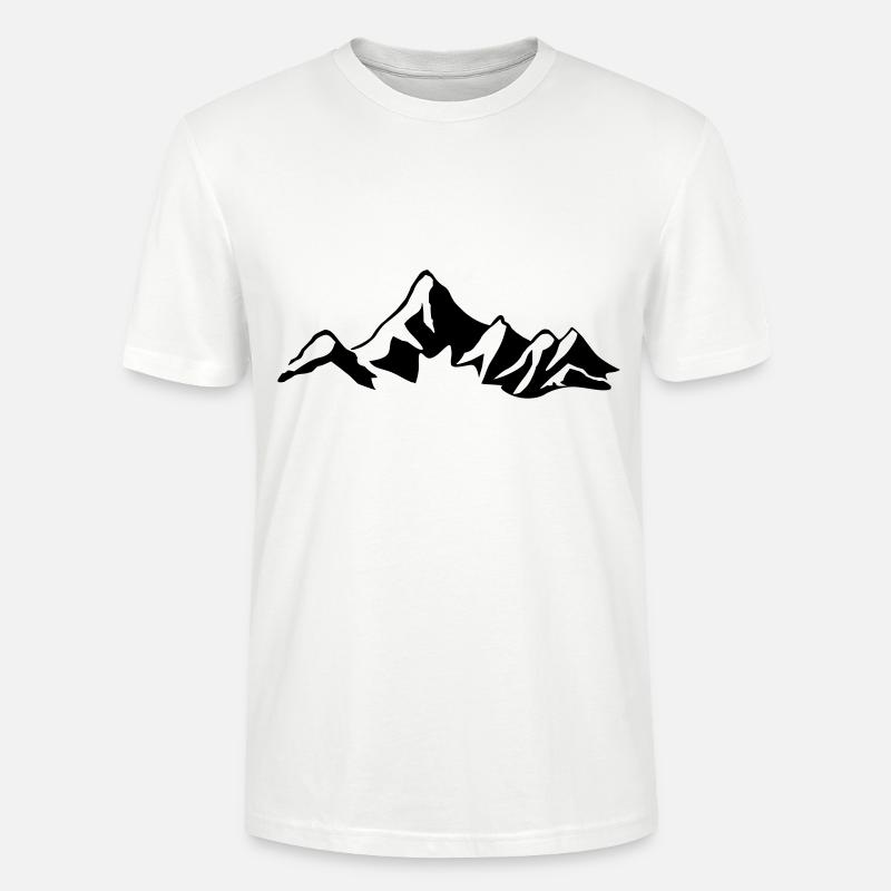 Berg, Berge - Stanley/Stella Unisex Bio-T-Shirt CRAFTER - Weiß