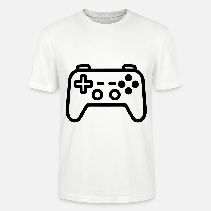 Video game controller - Stanley/Stella CRAFTER Unisex Organic T-Shirt - white