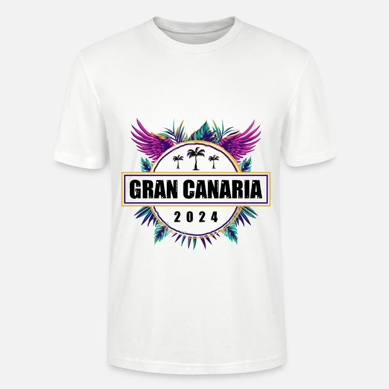 L’équipe de Gran Canaria 2024 - T-shirt bio CRAFTER Stanley Stella Unisexe - blanc