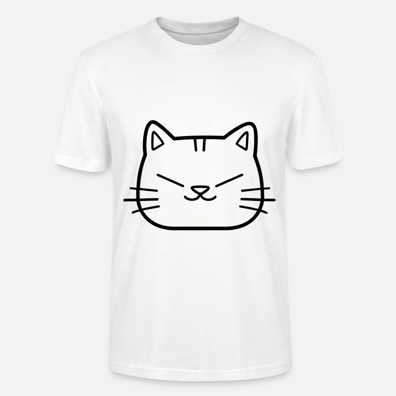 chat - T-shirt bio CRAFTER Stanley Stella Unisexe - blanc