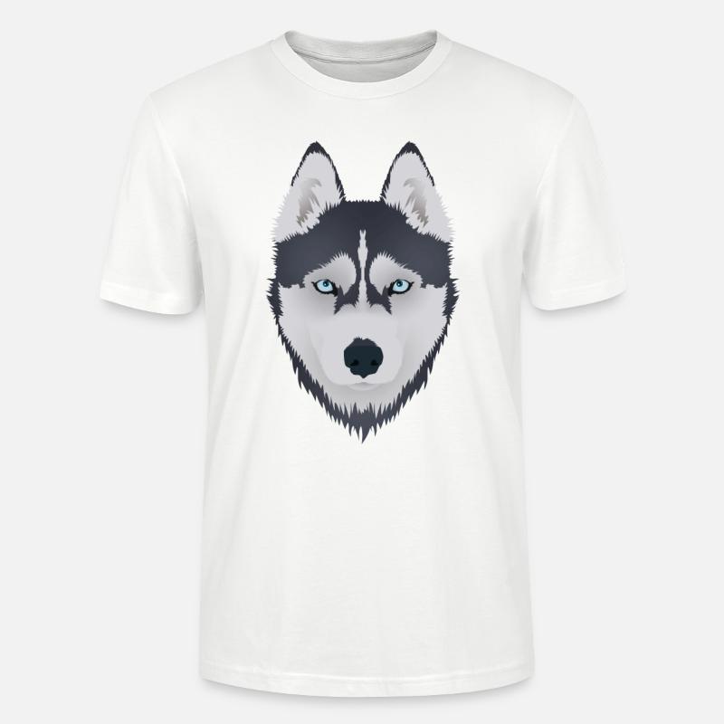 Husky 2 - Stanley/Stella Unisex Bio-T-Shirt CRAFTER - Weiß