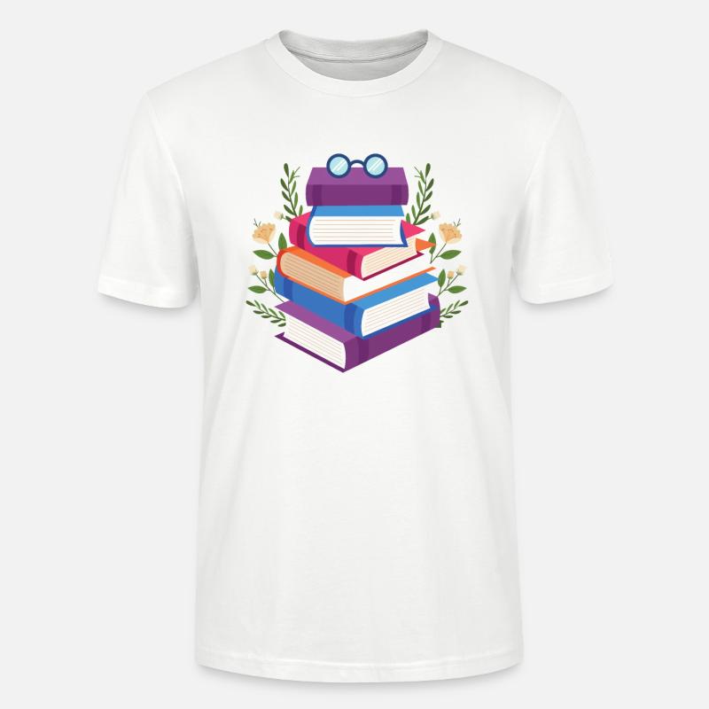 Geschenk Bücher lesen Das Buch - Stanley/Stella Unisex Bio-T-Shirt CRAFTER - Weiß
