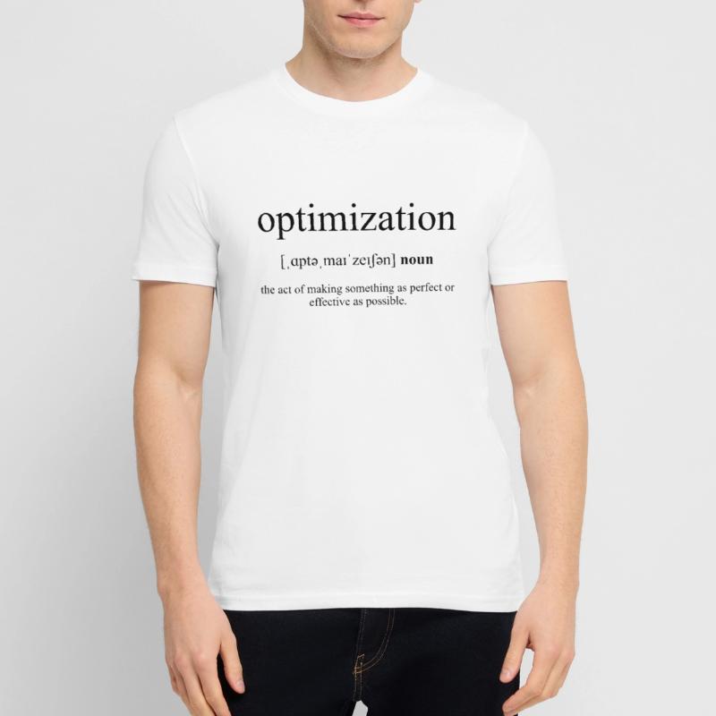 Optimization (Optimization) Definition Dictionary Stanley/Stella CRAFTER Unisex Organic T-Shirt