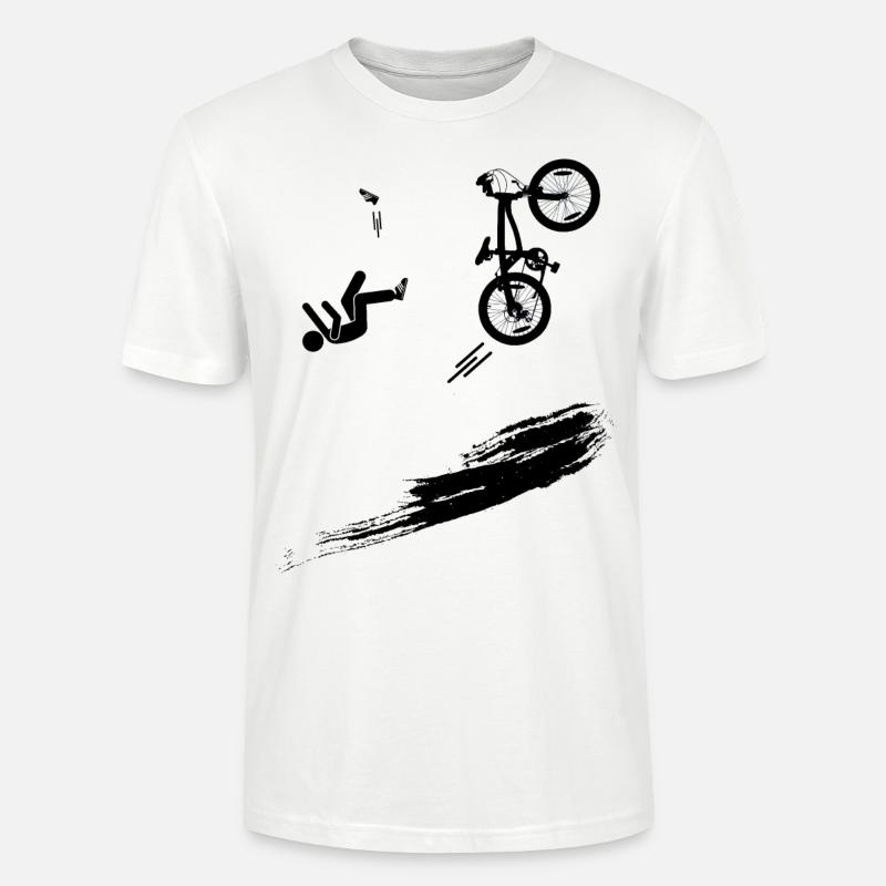 Conception de vélo - T-shirt bio CRAFTER Stanley Stella Unisexe - blanc