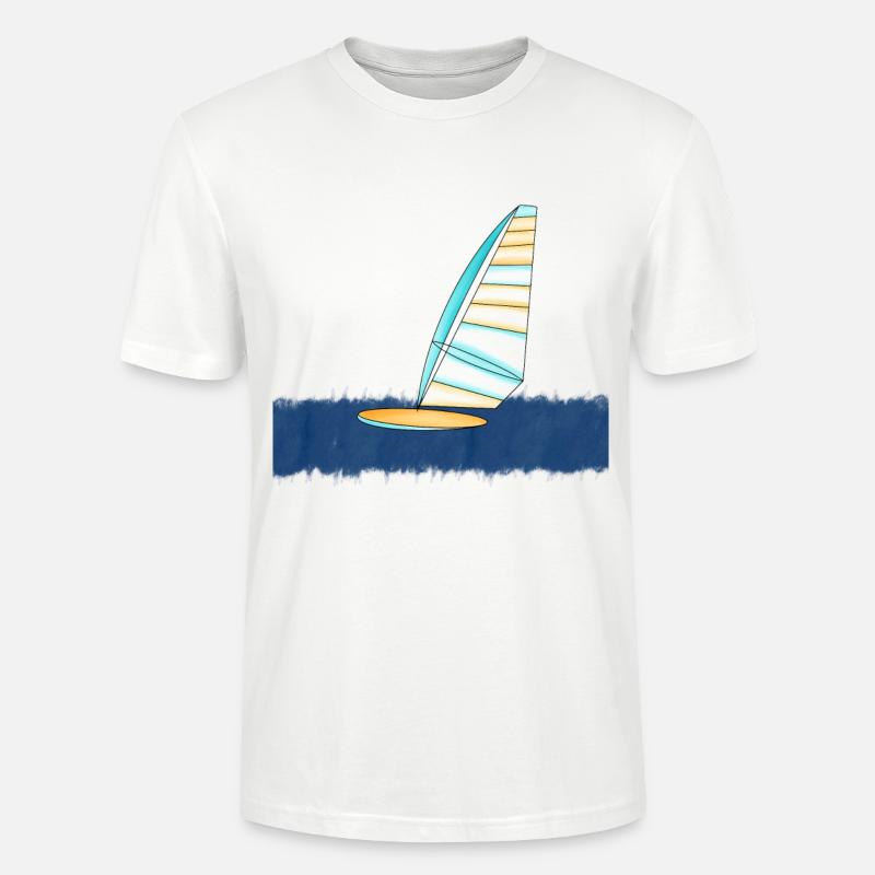 Windsurffer Windsurf - T-shirt bio CRAFTER Stanley Stella Unisexe - blanc