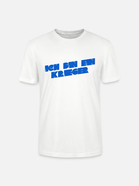 ich bin ein Krieger - Stanley/Stella Unisex Bio-T-Shirt CRAFTER - Weiß
