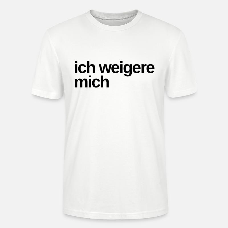 das möchte ich nicht - Stanley/Stella Unisex Bio-T-Shirt CRAFTER - Weiß