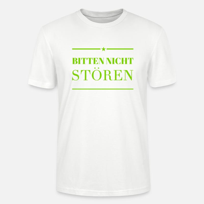 störungsfreie Zone - Stanley/Stella Unisex Bio-T-Shirt CRAFTER - Weiß