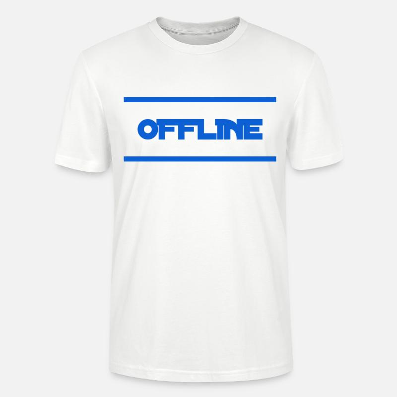 ich mag es offline - Stanley/Stella Unisex Bio-T-Shirt CRAFTER - Weiß
