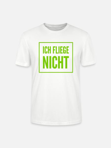 ich habe Flugangst - Stanley/Stella Unisex Bio-T-Shirt CRAFTER - Weiß