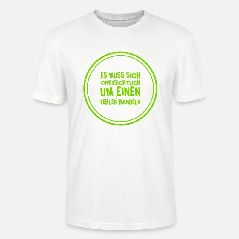 offenkundiger Fehler - Stanley/Stella Unisex Bio-T-Shirt CRAFTER - Weiß