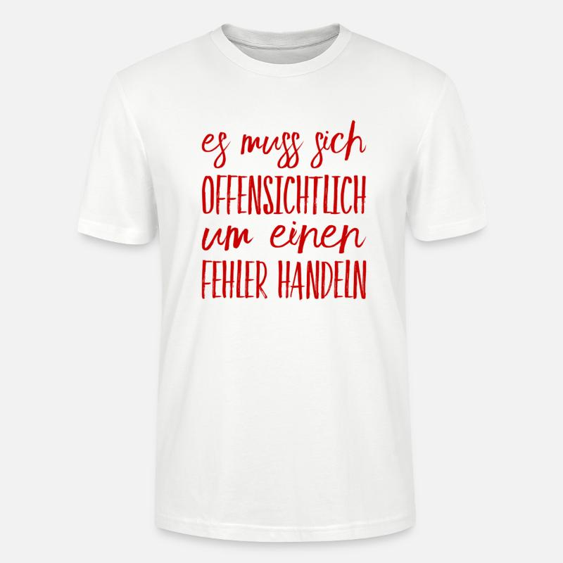 offenbar ein Fehler - Stanley/Stella Unisex Bio-T-Shirt CRAFTER - Weiß