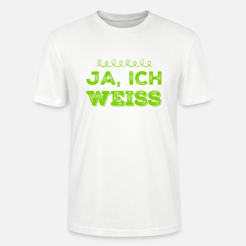 ist mir klar - Stanley/Stella Unisex Bio-T-Shirt CRAFTER - Weiß