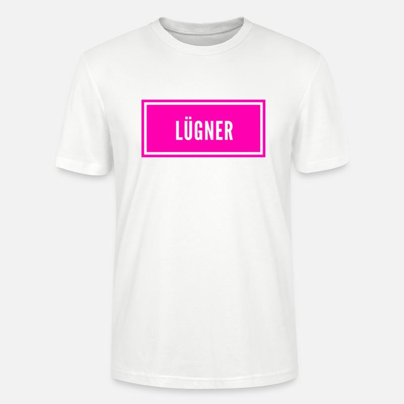 so sieht ein Lügner aus - Stanley/Stella Unisex Bio-T-Shirt CRAFTER - Weiß