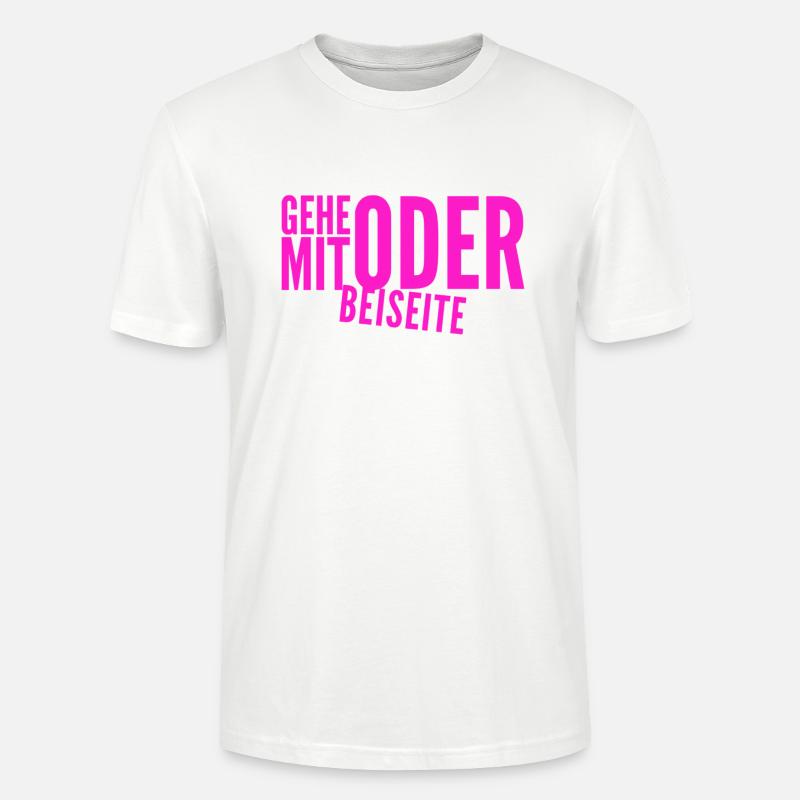 kommst du mit oder nicht? - Stanley/Stella Unisex Bio-T-Shirt CRAFTER - Weiß