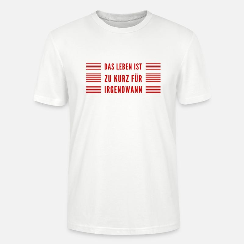 nutze die Zeit - Stanley/Stella Unisex Bio-T-Shirt CRAFTER - Weiß