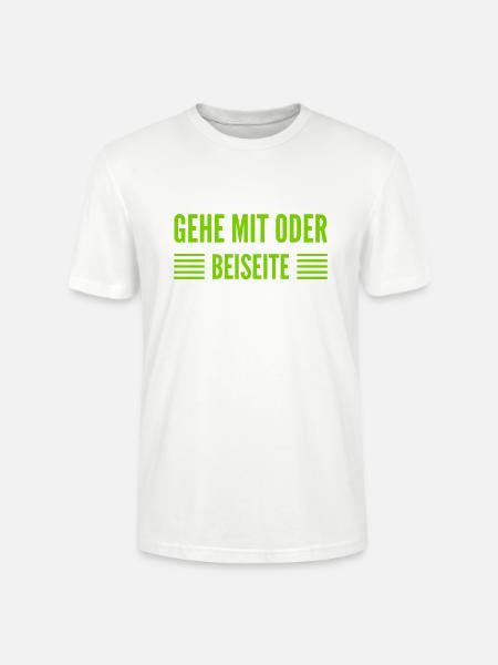 für oder gegen mich - Stanley/Stella Unisex Bio-T-Shirt CRAFTER - Weiß