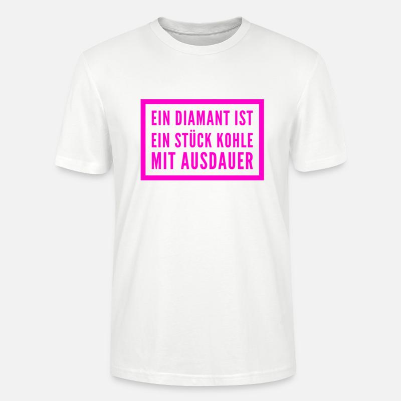 Ausdauer lohnt sich - Stanley/Stella Unisex Bio-T-Shirt CRAFTER - Weiß