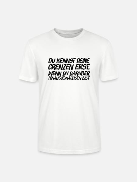 die eigenen Grenzen - Stanley/Stella Unisex Bio-T-Shirt CRAFTER - Weiß
