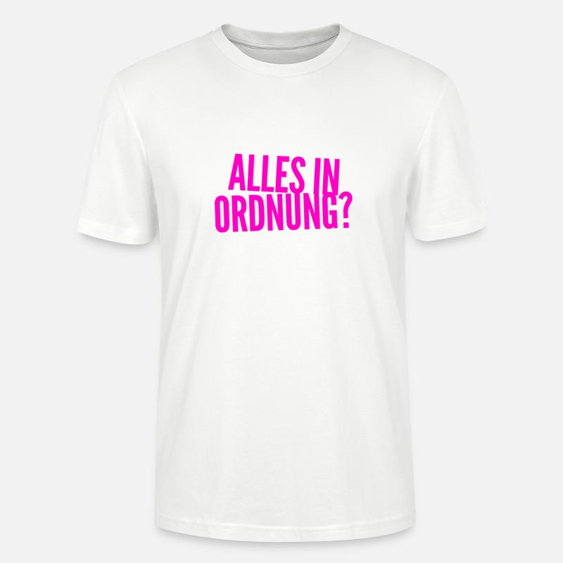 geht es dir gut? - Stanley/Stella Unisex Bio-T-Shirt CRAFTER - Weiß