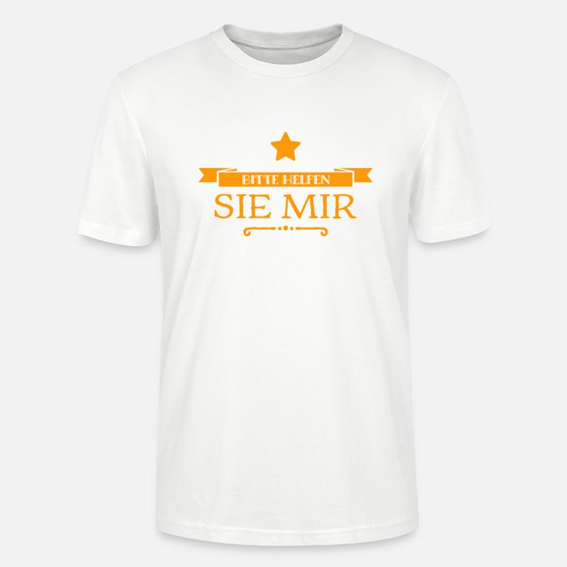 ich kann Hilfe gebrauchen - Stanley/Stella Unisex Bio-T-Shirt CRAFTER - Weiß