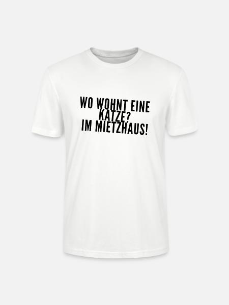 im Mietzhaus - Stanley/Stella Unisex Bio-T-Shirt CRAFTER - Weiß