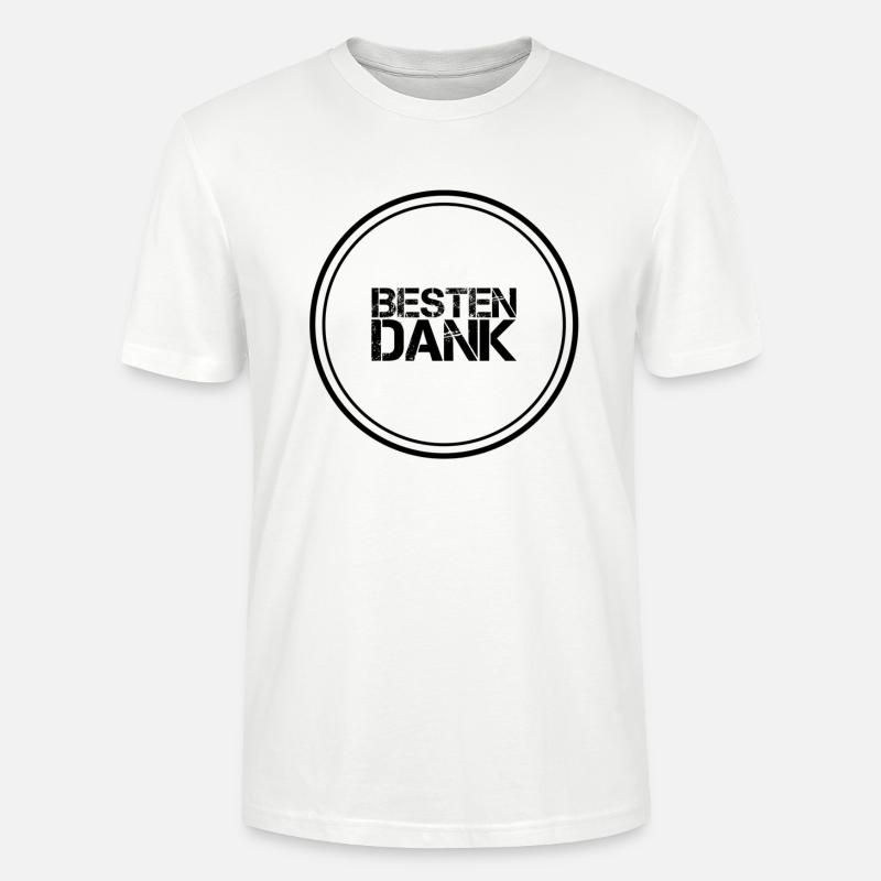 besten Dank - Stanley/Stella Unisex Bio-T-Shirt CRAFTER - Weiß