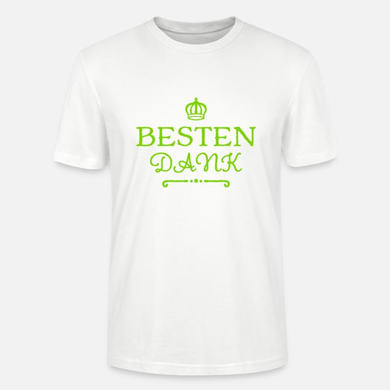 ich danke dir - Stanley/Stella Unisex Bio-T-Shirt CRAFTER - Weiß